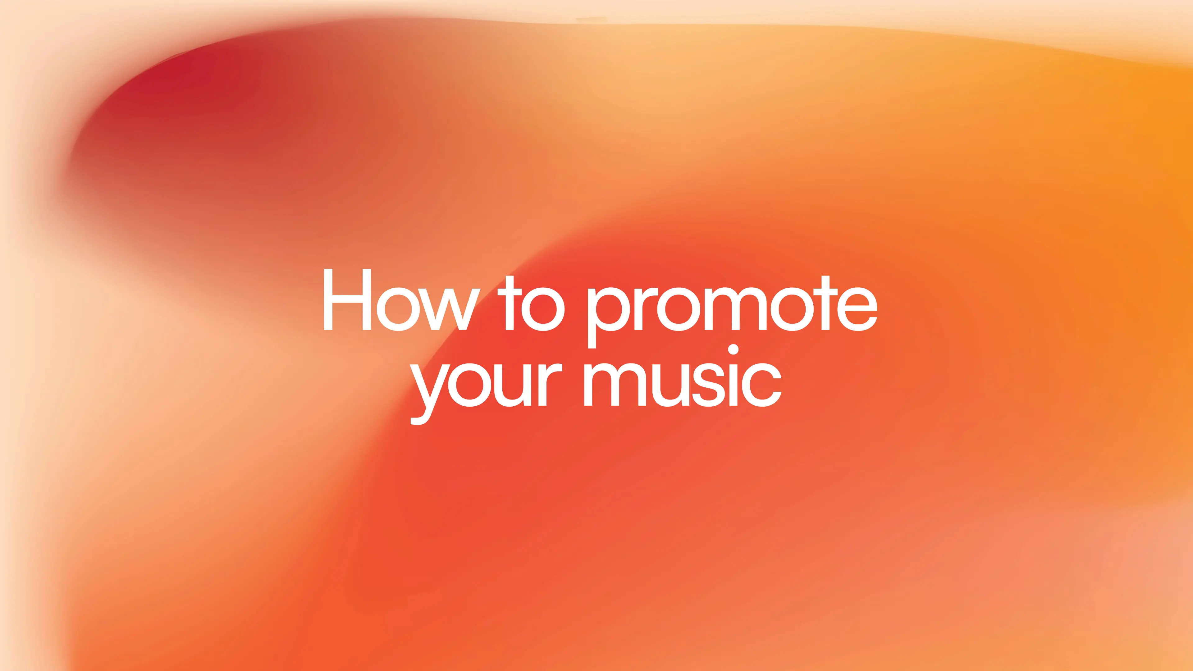 Music marketing for independent artists: start here